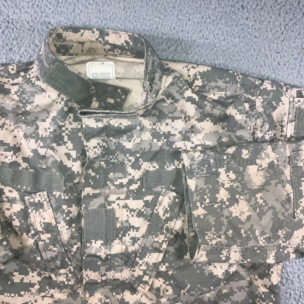 US Military ACU Jacket Large R UCP Digital Camo Tactical Field‎ Hunting Outdoor